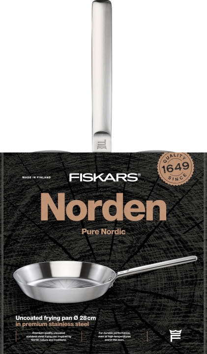 Fiskars Bratpfanne unbeschichtet NORDEN 28cm