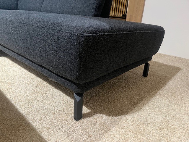 Musterring Polsterecke MR 385 ca. 210 x 230 cm in Stoff Loop black Musterring Polsterecke MR 385 ca. 210 x 230 cm in Stoff Loop black , Moebel, Couch