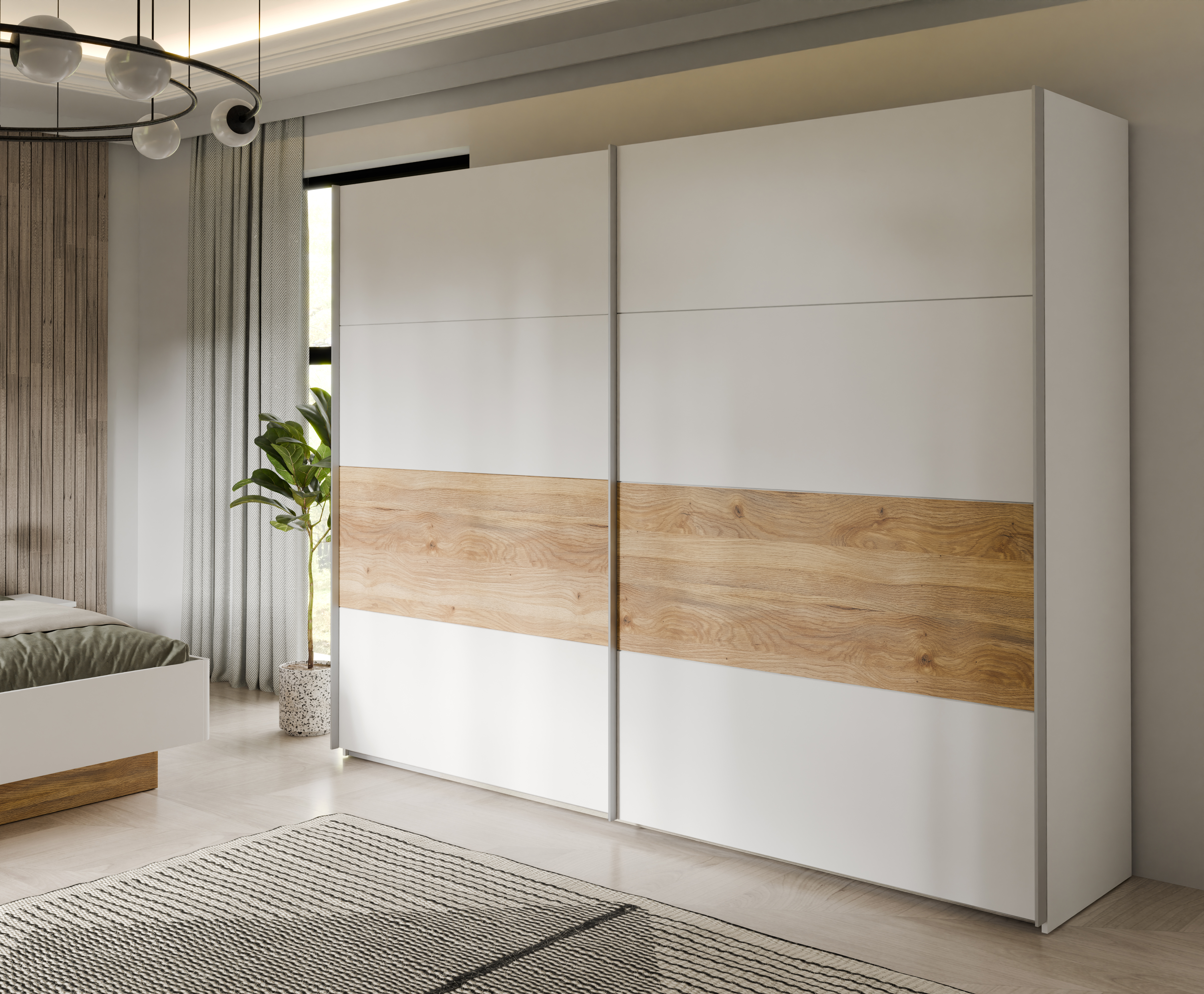 Forte Möbel Schwebetürenschrank MAYACUS in 
