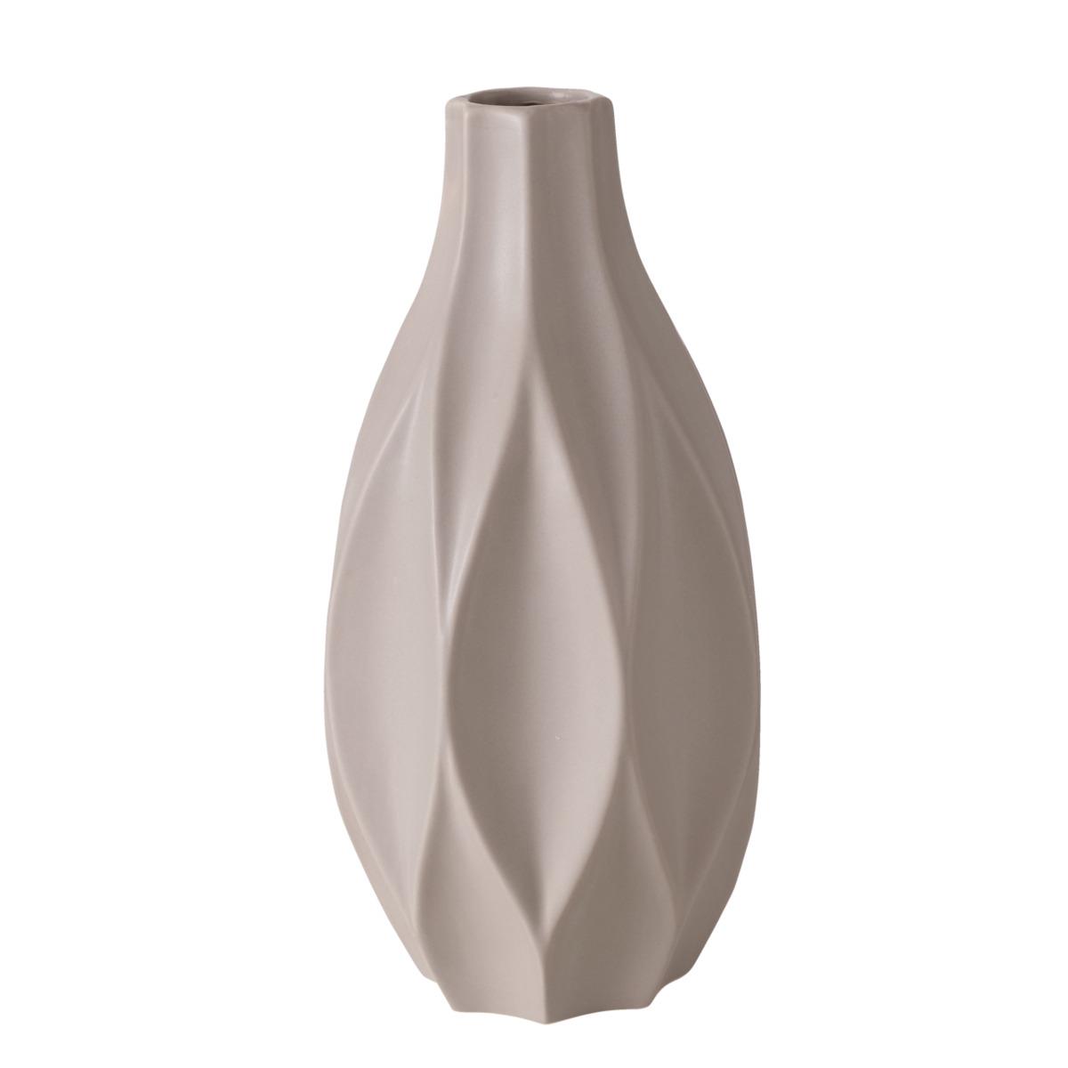 Boltze Vase Avantika 30cm AVANTICA in Steingut beige