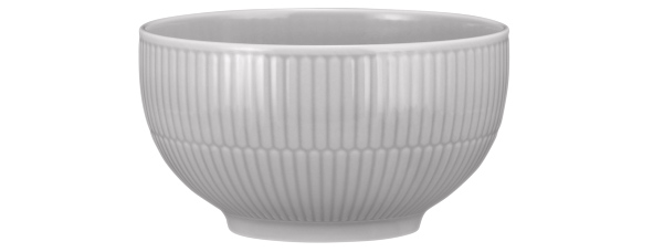 Seltmann Weiden Müslischale 15cm Amina 3 Silbergrau , Porzellan, Töpferei, Schüssel, Suppenschüssel, Whirlpool-Badewanne