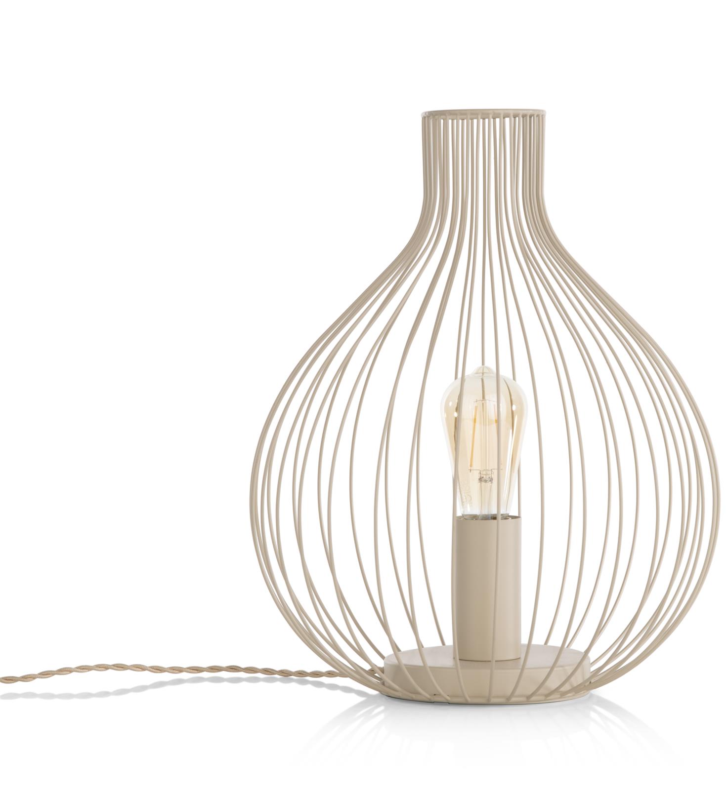 Coco Maison Tischlampe COCO MAISON ca. B35 H42 T35 cm in Jax, beige