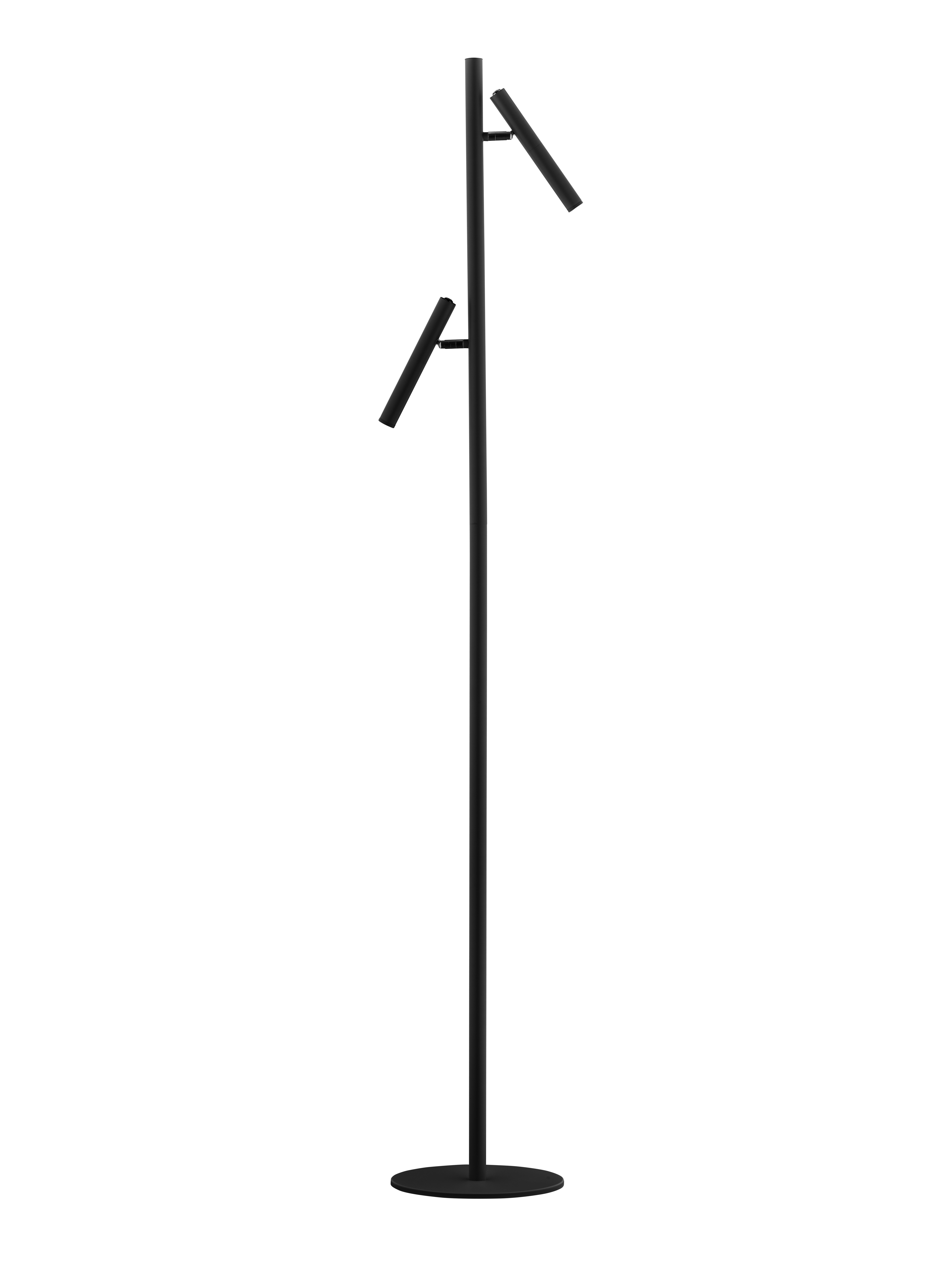 B-Leuchten Stehleuchte Streak ca. 25x163cm in schwarz