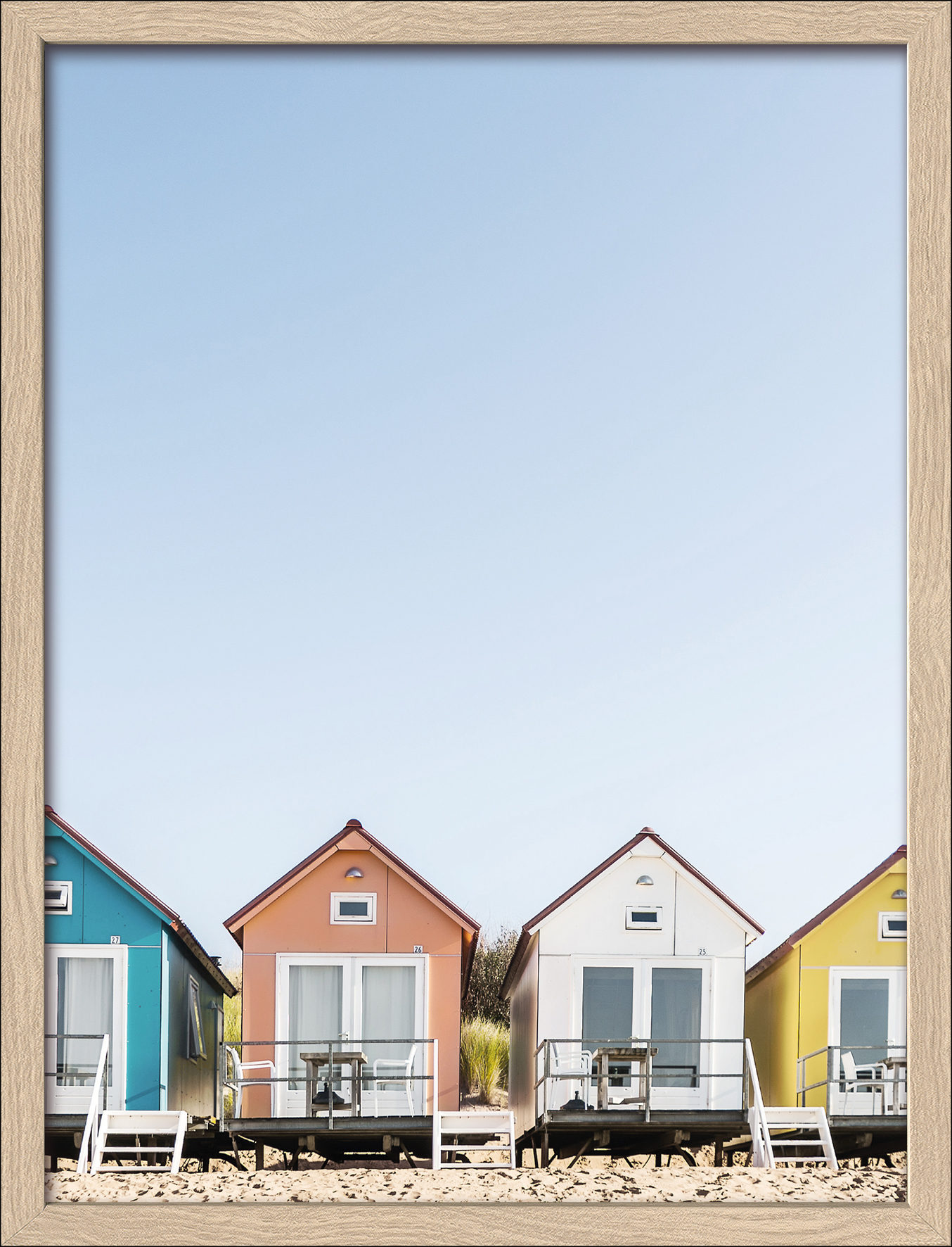 ProArt Framed-Art Slim Scandic 33x43cm Nordseestrandhäuser I ProArt Framed-Art Slim Scandic 33x43cm Nordseestrandhäuser I