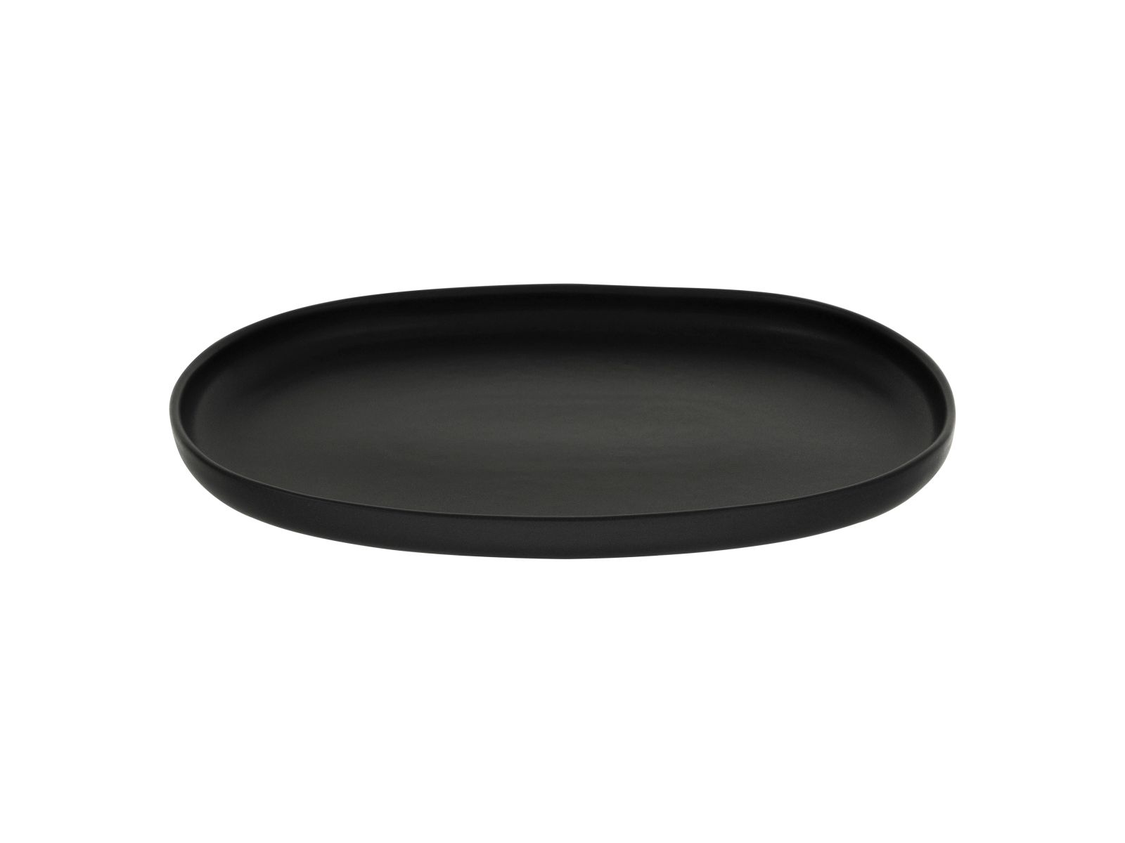 CreaTable Servierplatte Uno in Farbe Schwarz matt