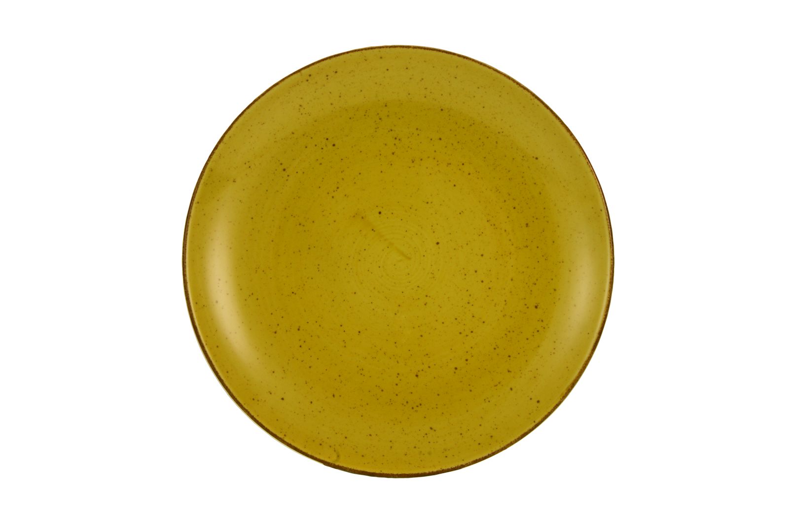 CreaTable Gourmetteller Vintage Nature in Farbe Curry glänzend
