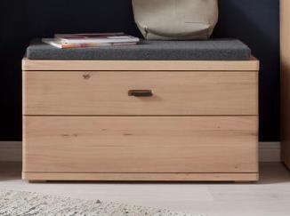 MCA Furniture Garderobenbank BARCELONA ca. B90 H47 T38 cm in Front Balkeneiche massiv