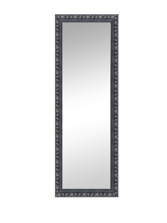 Mirrors & More Spiegel SONJA ca. 50x150cm in Farbe Schwarz-Silber