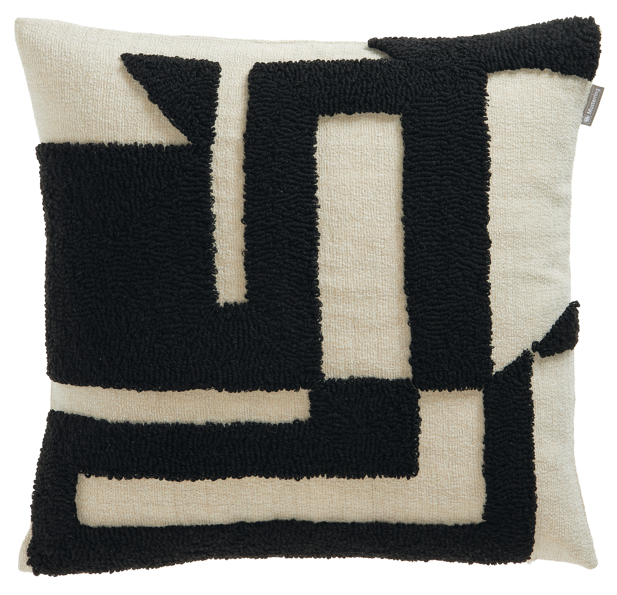 Musterring Zierkissenhülle MR-Slow ca. 45x45cm in Farbe schwarz, Kissen, Dekoration für Zuhause