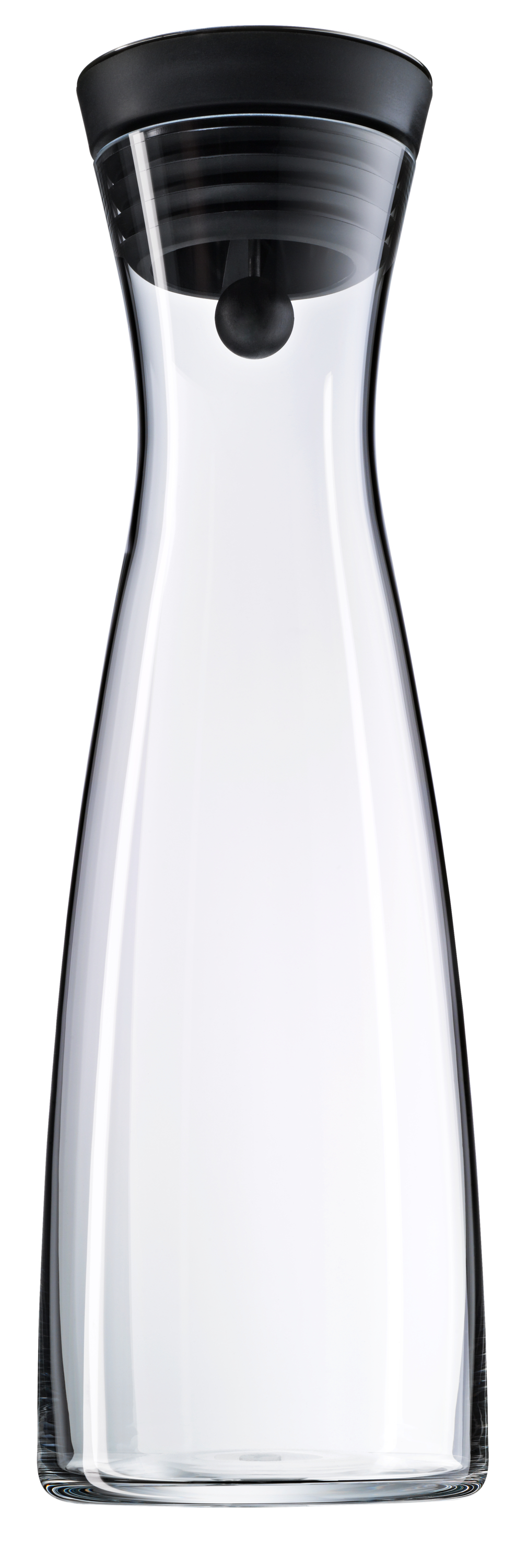 WMF Basic Wasserkaraffe, 1,5 l, Schwarz in tranparent WMF Basic Wasserkaraffe, 1,5 l, Schwarz in tranparent