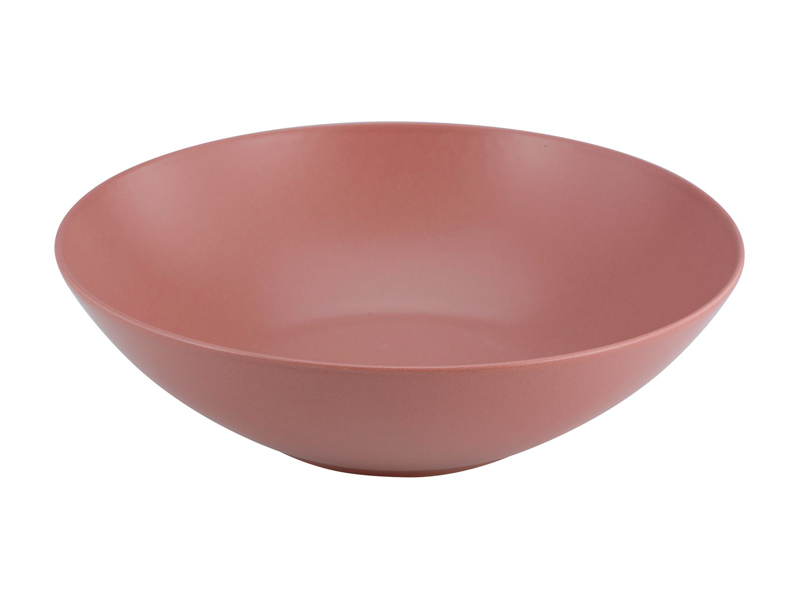 CreaTable Salatschüssel Soft Touch in Farbe Corall matt