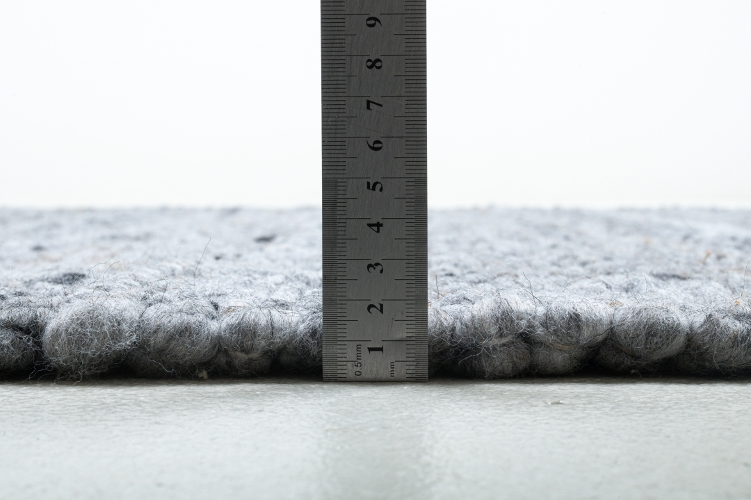 Theo Keller Handwebteppich Paula ca. 70x140cm in Farbe Grey