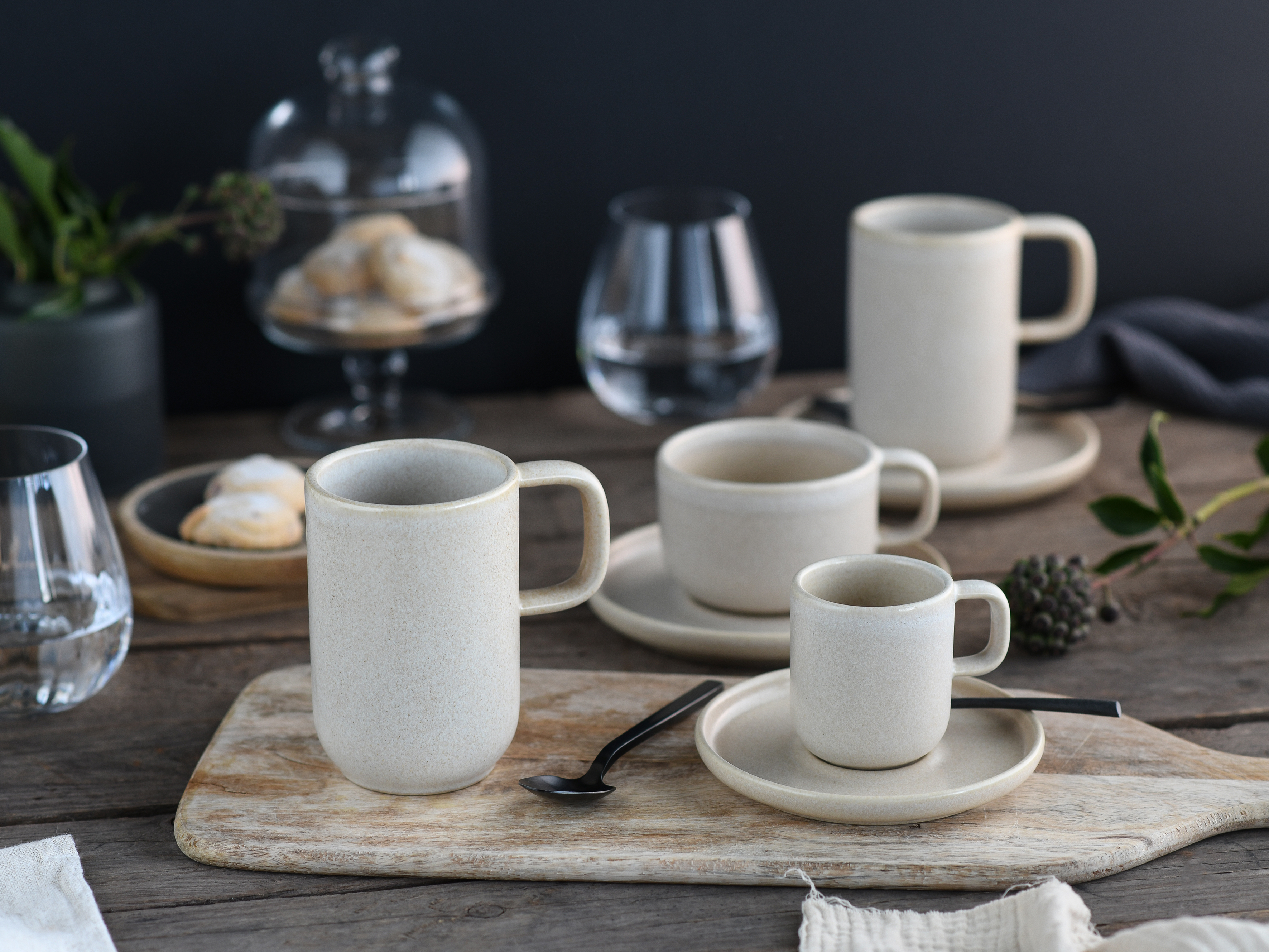 CreaTable Espressountertasse Uno in Farbe sand