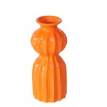 Boltze Vase Oranga H: 20 cm ORANGA in Steingut orange
