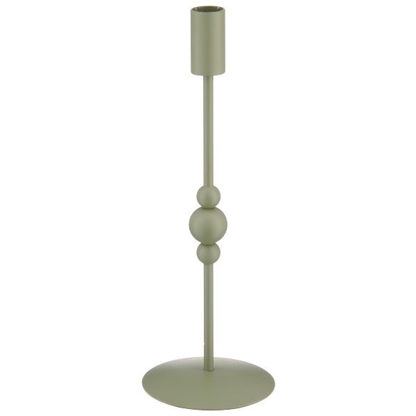 Roomio Kerzenhalter BOBBELS Durchmesser ca. 9 cm, Höhe ca. 25 cm in Fb. jade, Kerze, Kerzenständer