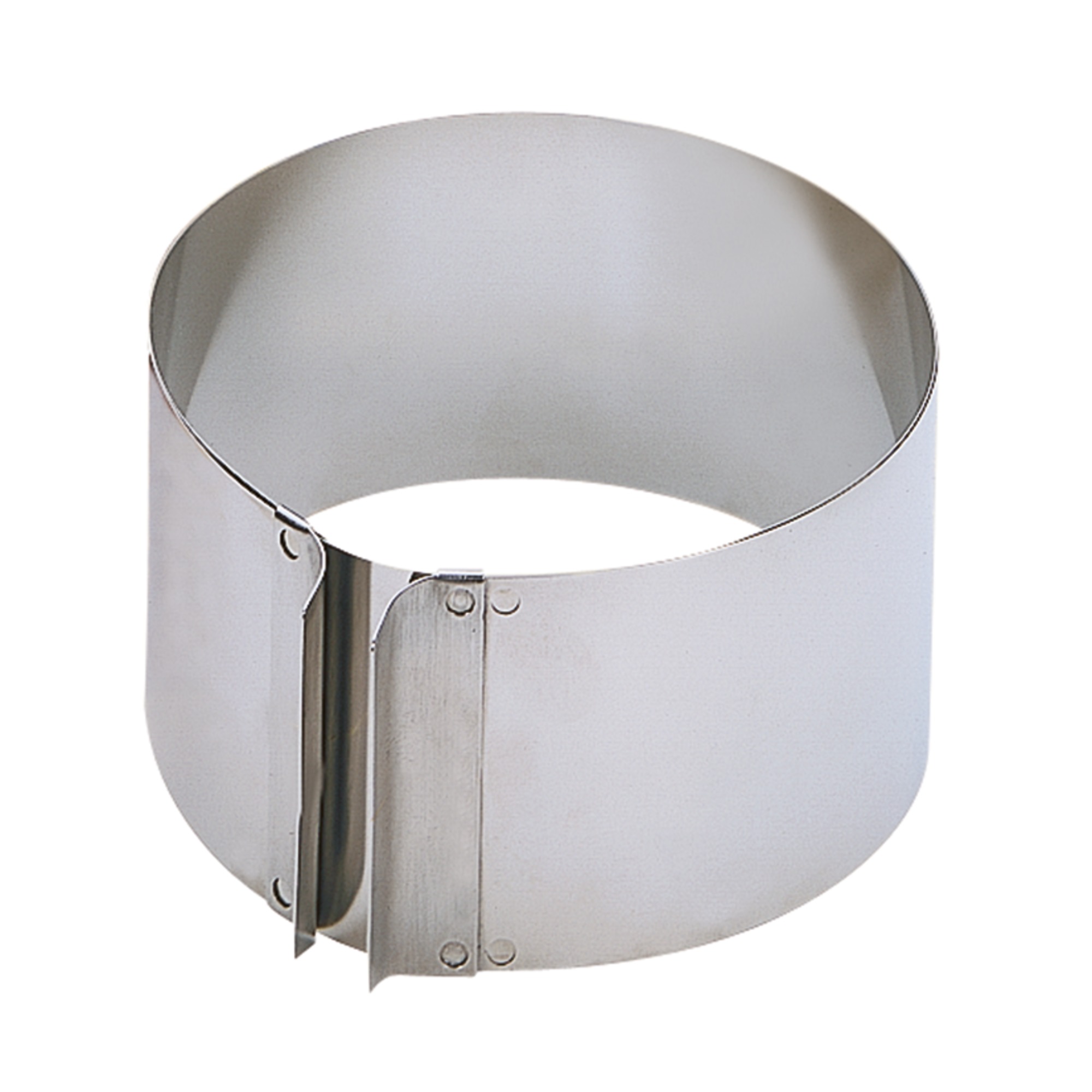 Kaiser Tortenring mit Griffen 9 cm Hoch in Edelstahl