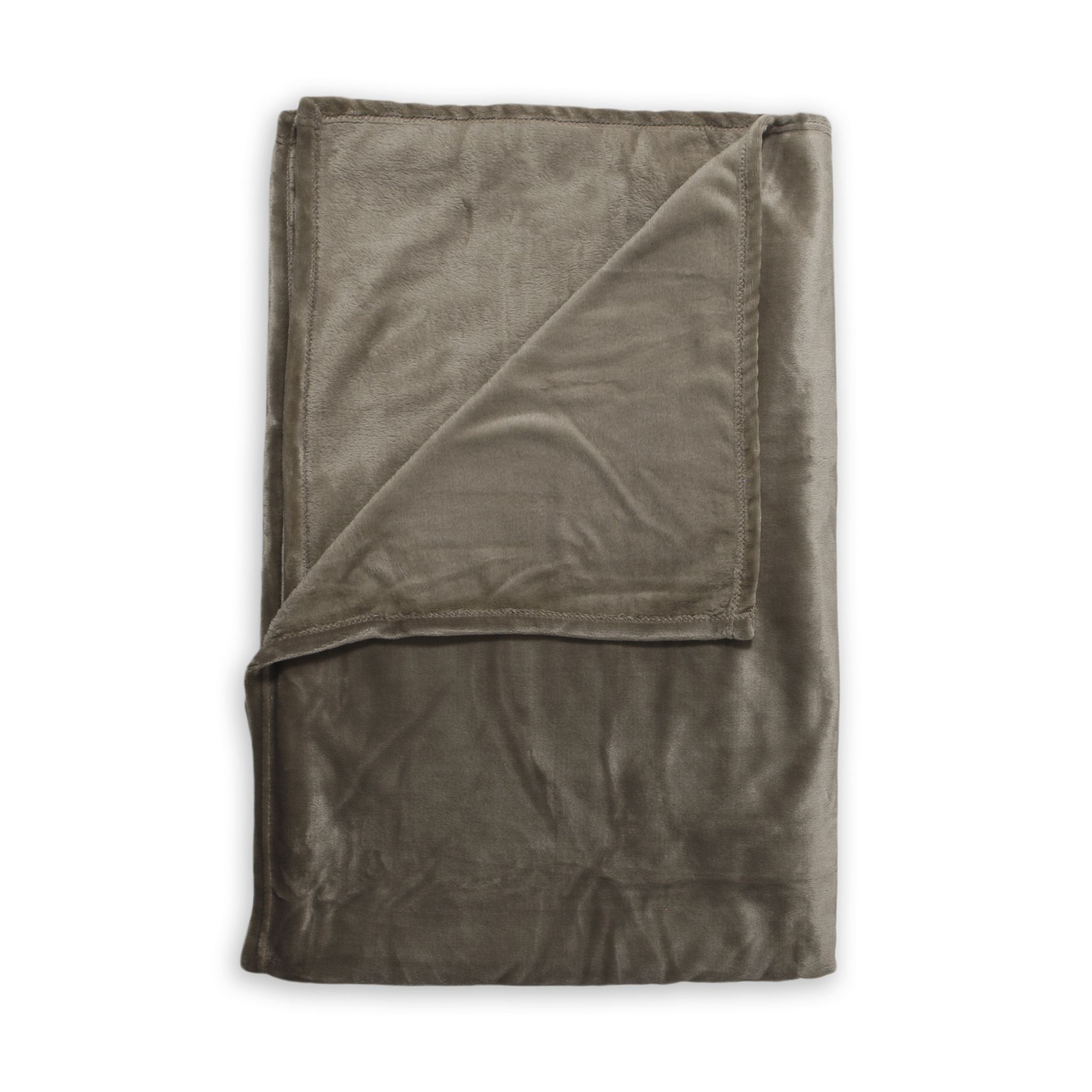 Plaid Cara 140x200cm CARA in Braun, Decke, Flausch, Stoff, Baumwolle, Casae