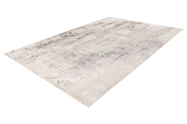 Webteppich VISTA ca. 160x230cm in Farbe silver, Teppich, Raumteppich, Flächenmuster, helles Grau, Modern