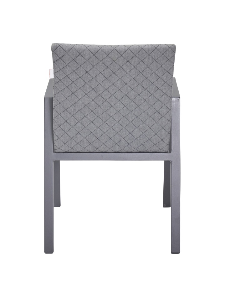 Stapelstuhl GALOMO in Grau, Stuhl, Mobiliar, Kissen, Dekoration für Zuhause