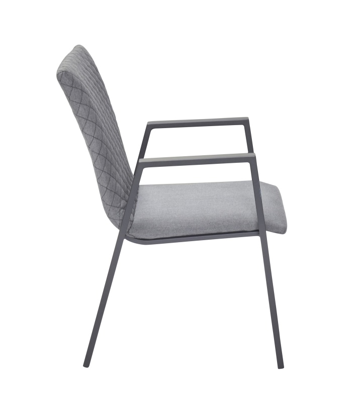 Stapelstuhl GALOMO in Grau, Moebel, Stuhl