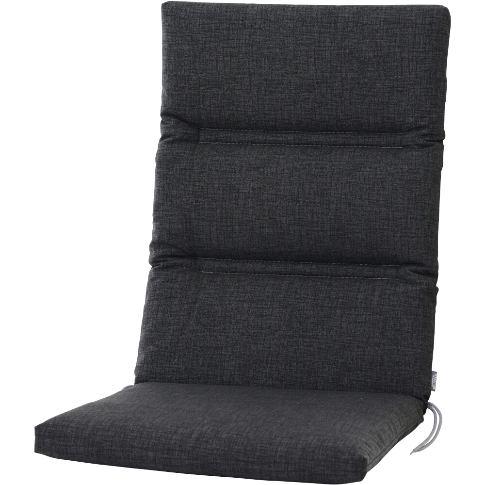 Sesselauflage COMFORT in Farbe anthrazit, Kissen, Dekoration für Zuhause, Mobiliar, Kopfkissen, Stuhl
