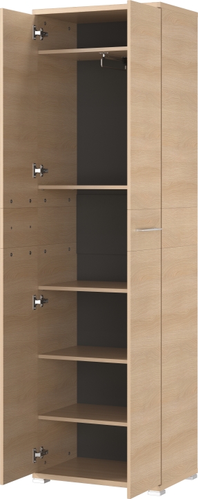 Germania Garderobenschrank GW-Topix in Farbe Lindberg-Eiche-Nachbildung Germania Garderobenschrank GW-Topix in Farbe Lindberg-Eiche-Nachbildung