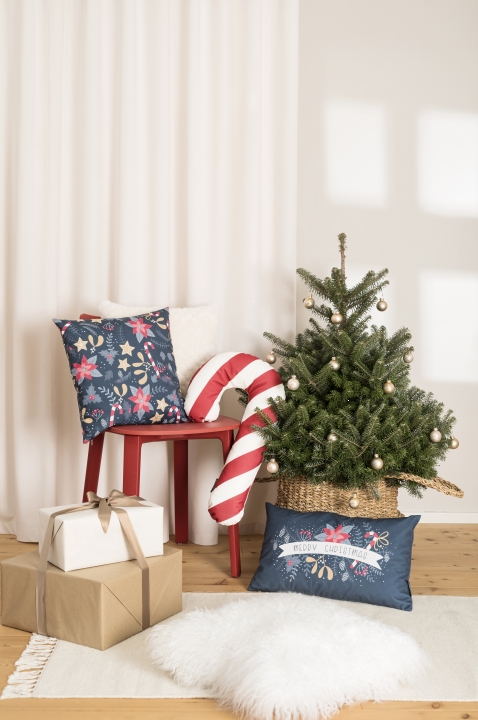 Magma Heimtex Formkissen CANDY XMAS ca. 30x50cm in Farbe Zuckerstange