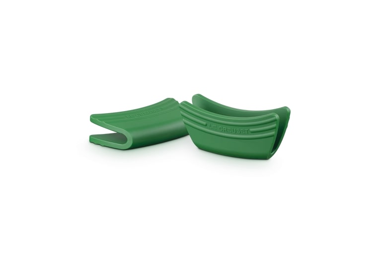 Le Creuset Silikon-Griffschutz Bamboo Green 2er-Set Le Creuset Silikon-Griffschutz Bamboo Green 2er-Set
