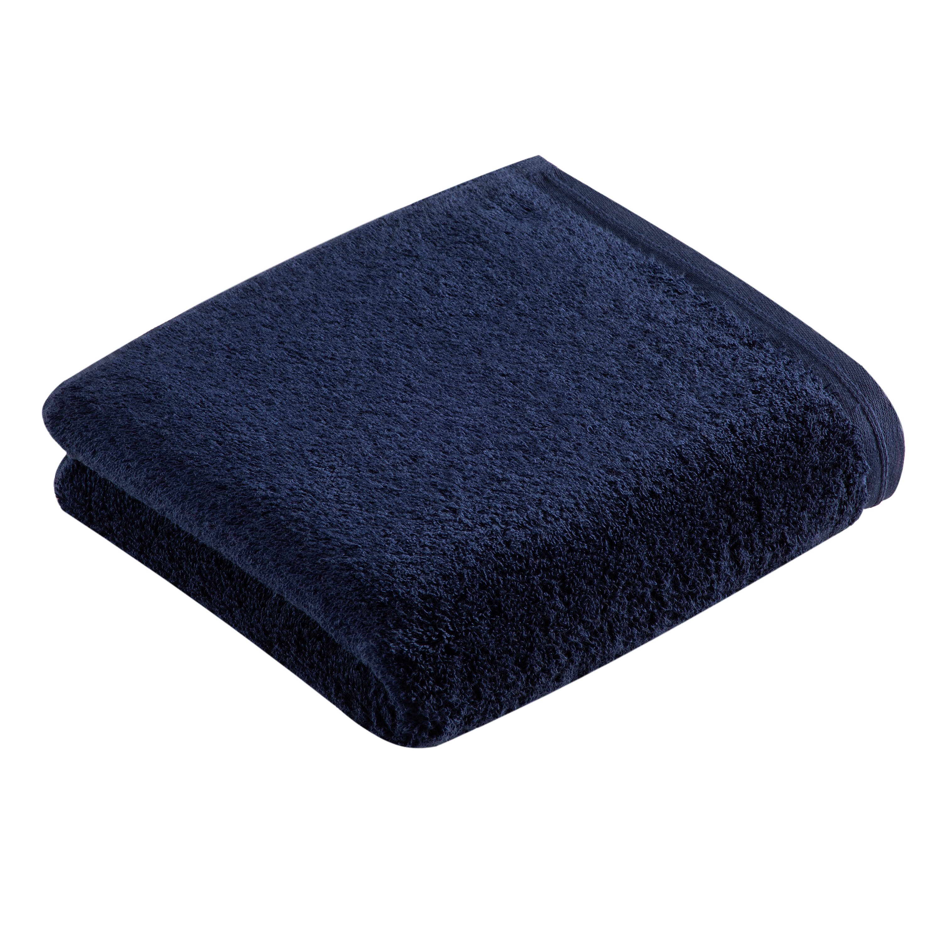 Vossen Handtuch Vegan Life ca. 50x100cm in Farbe marine blau
