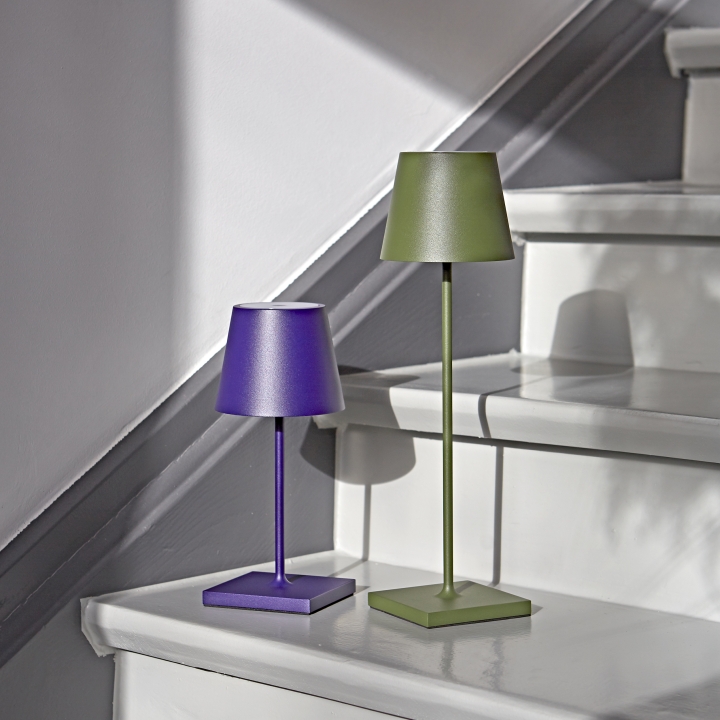 Sigor LED-Akku-Tischleuchte Nuindie in Farbe tannengrün, dimmbar Sigor LED-Akku-Tischleuchte Nuindie in Farbe tannengrün, dimmbar