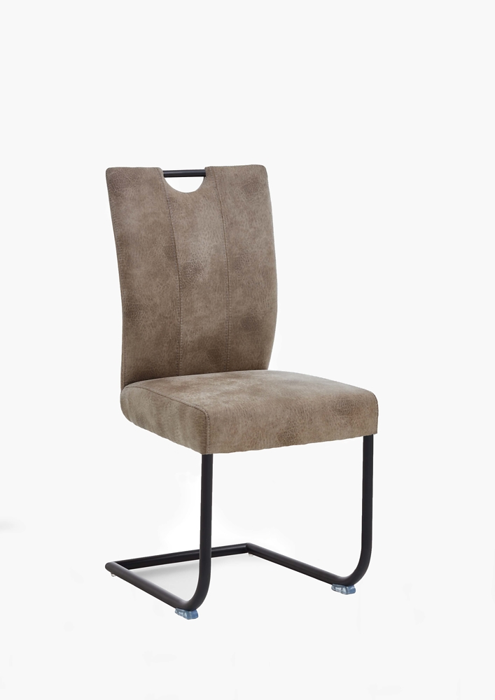 Niehoff Schwingstuhl 4er-Set DUTONA in Stoff Microf. Aberdeen stone, Stuhl, Mobiliar, Kissen, Dekoration für Zuhause