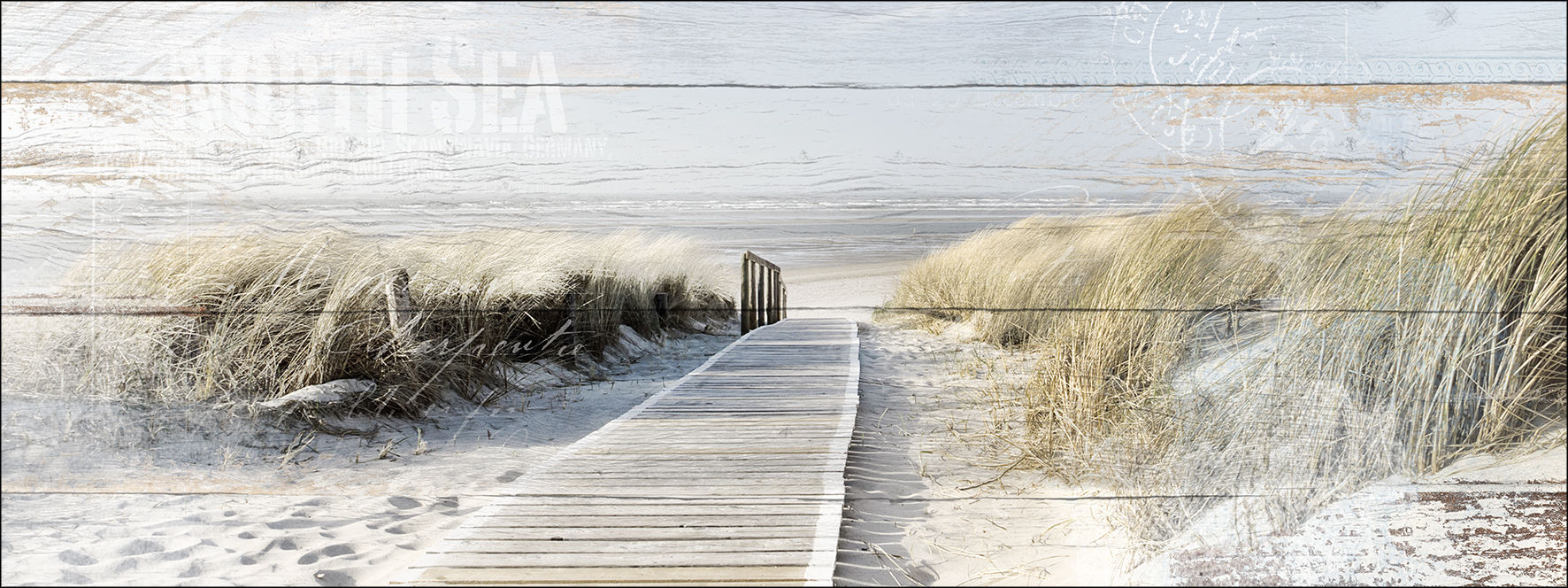 PRO ART Canvas-Art Junges Wohnen 80x30cm Seeblick III