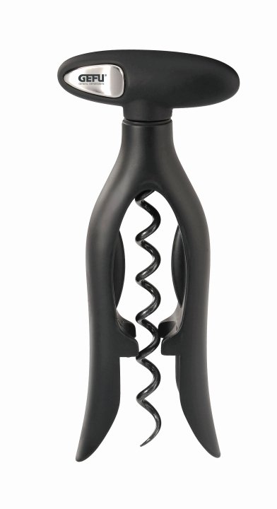 GEFU Korkenzieher Moltovino schwarz/silber GEFU Korkenzieher Moltovino schwarz/silber