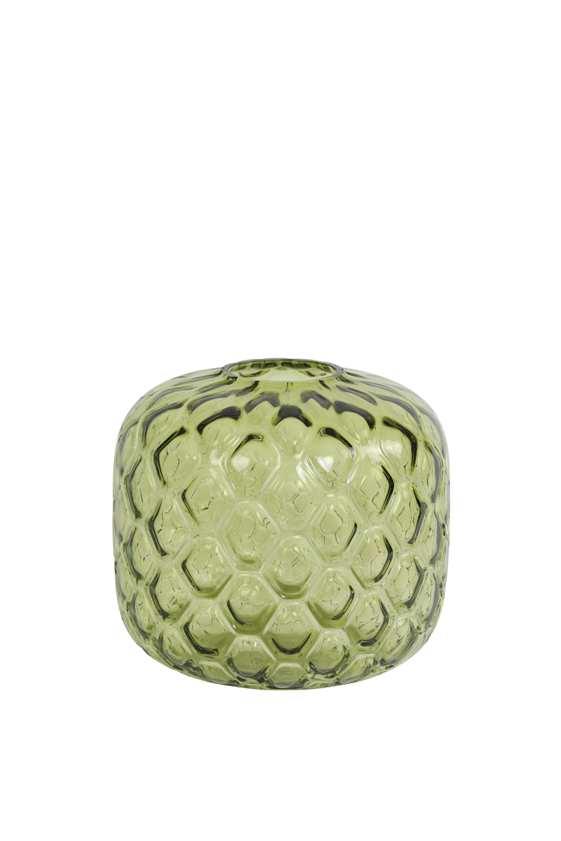 Light & Living Vase CARINO 27,5x25cm in oliv grün