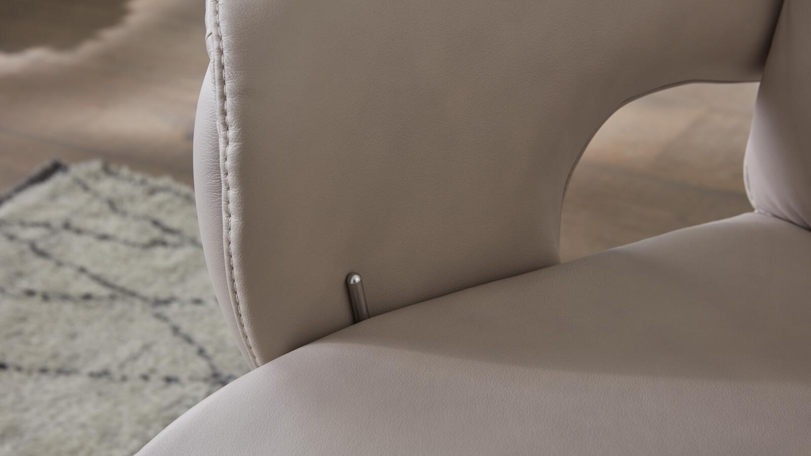 Comfortmaster TV-Sessel CM-HU1157 in Leder Vivre pearl