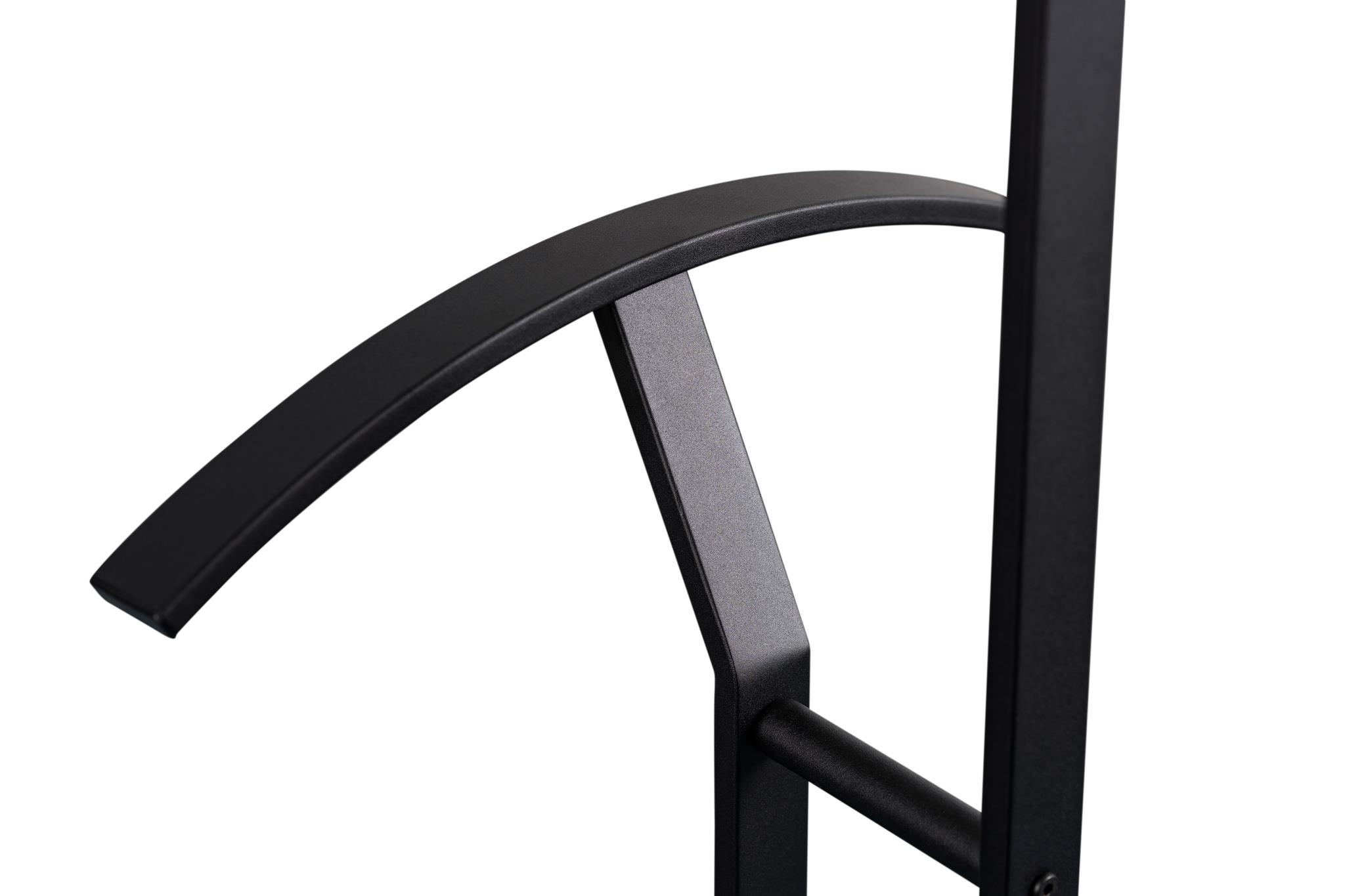 M2 Kollektion Kleiderständer LENI ca. B45 H175 T29 cm in Metall schwarz