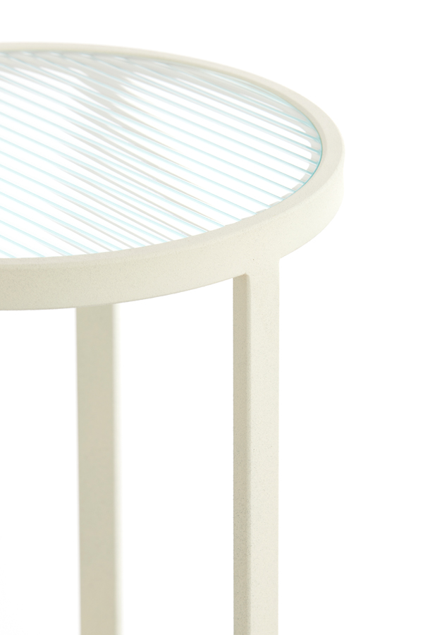 Light & Living Säule RETIRO in Farbe klar, creme Light & Living Säule RETIRO in Farbe klar, creme, Kaffeetisch, Mobiliar, Tabelle