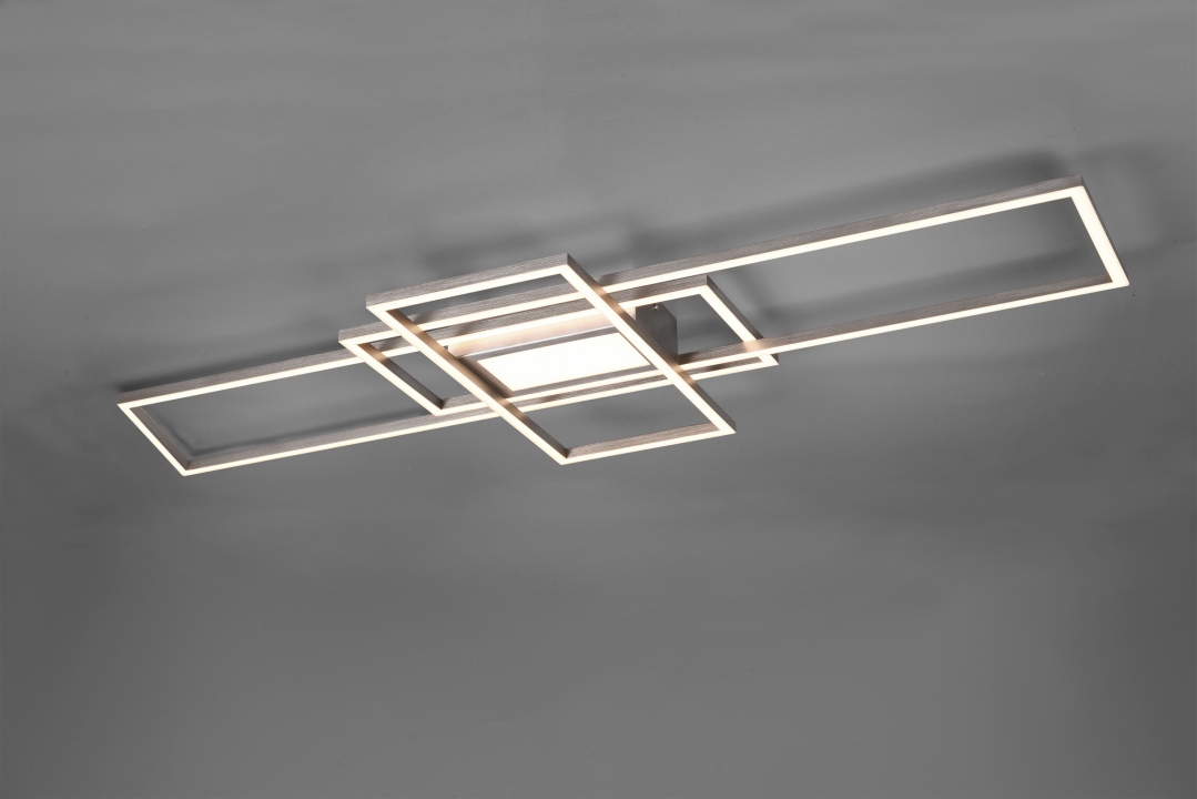 Trio LED-Deckenleuchte IRVINE 1-flammig in Farbe Nickel matt Trio LED-Deckenleuchte IRVINE 1-flammig in Farbe Nickel matt