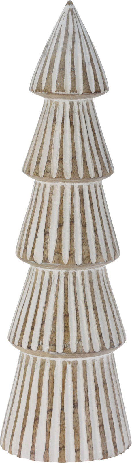 Weihnachtsbaum Holz 25cm, Muschel, Leben im Meer, Meeresfrüchte, Lampe