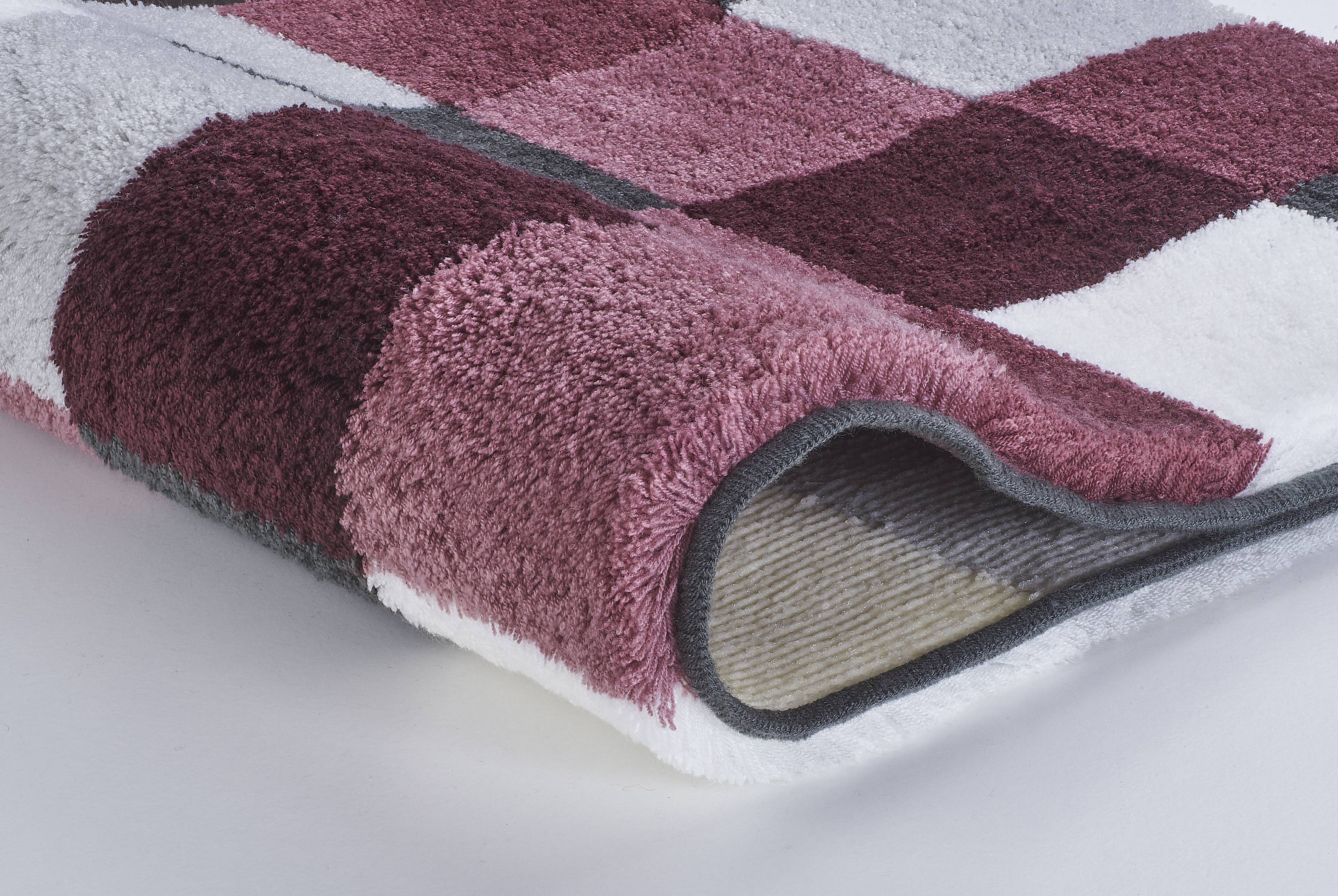 Kleine Wolke Badteppich CARO ca. 60x105cm in Farbe Old Rose