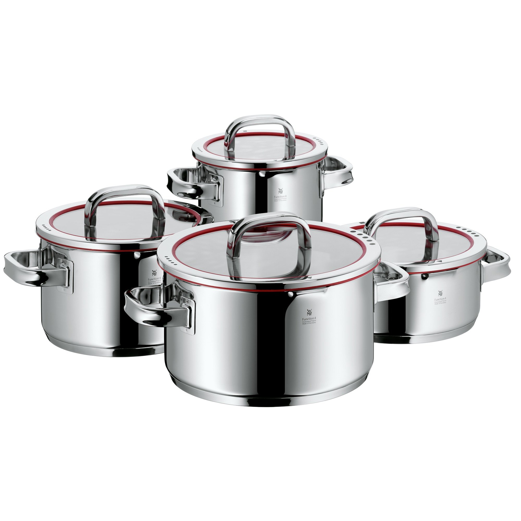 WMF Kochgeschirr-Set 4-teilig Function 4 760046380 Edelstahl WMF Kochgeschirr-Set 4-teilig Function 4 760046380 Edelstahl