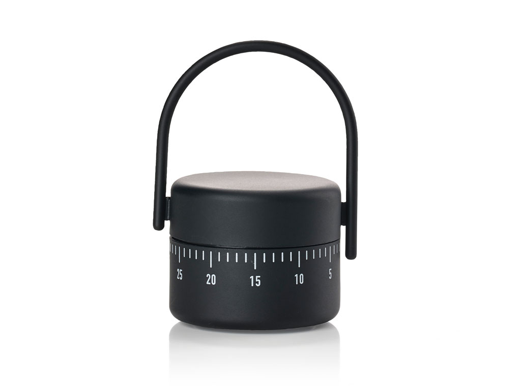 Zone Denmark Küchenwecker 5,4 cm in Farbe black