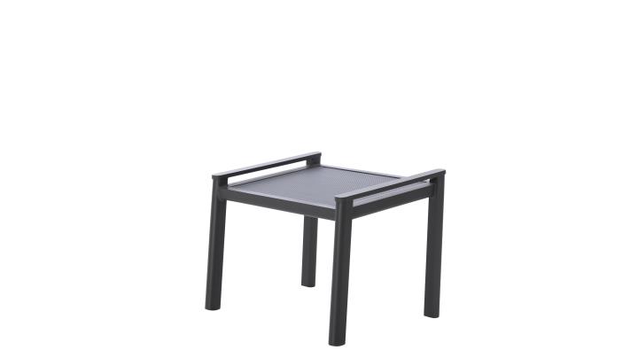 Interliving Hocker IL7014 in Aluminiumn anthrazit/Textilene silber/schwarz Interliving Positionsstuhl IL7014 in Textilene silber/schwarz, Moebel, Tabelle