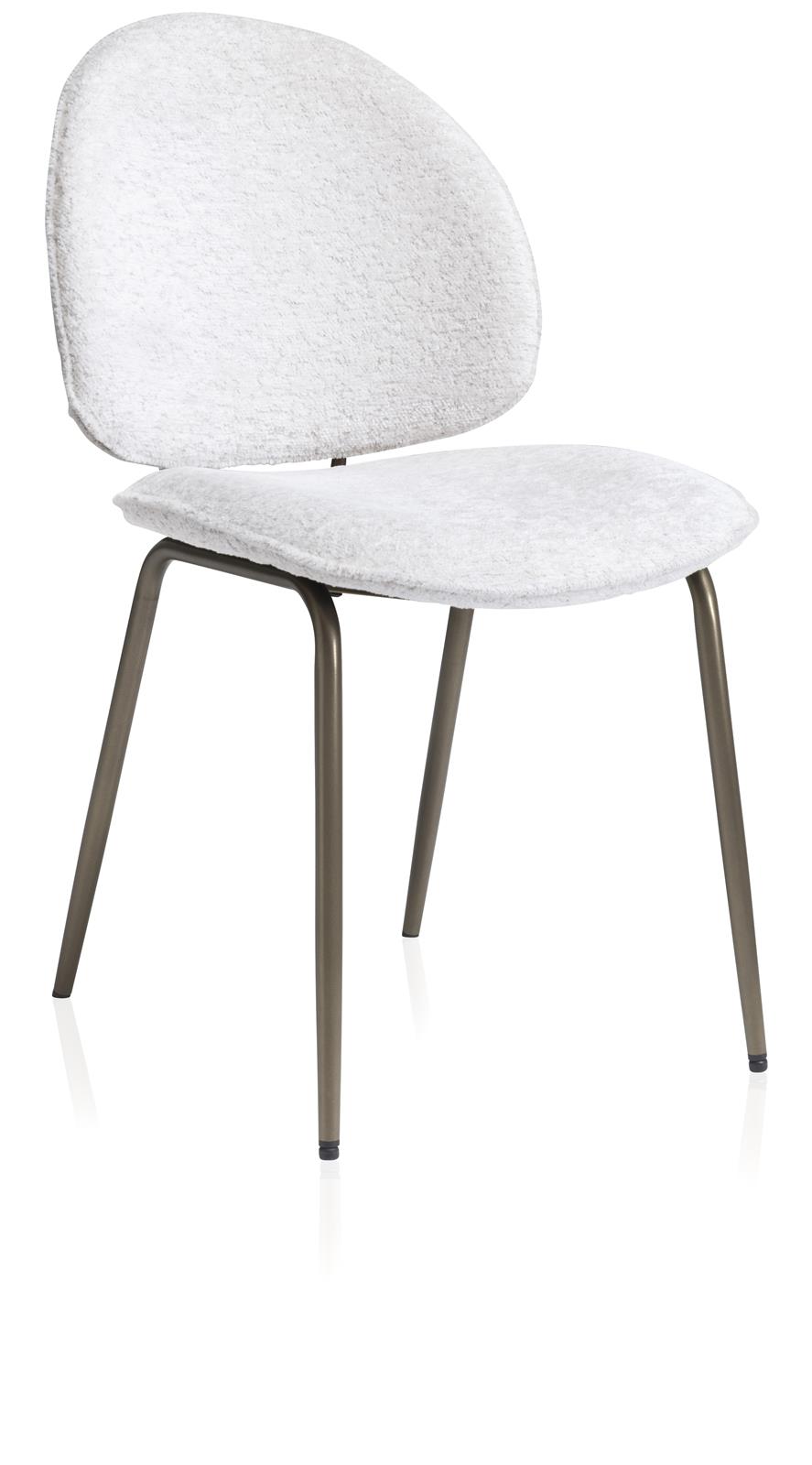 Coco Maison Stuhl COCO MAISON ca. B48 H85 T50 cm in Stoff Lecce creme