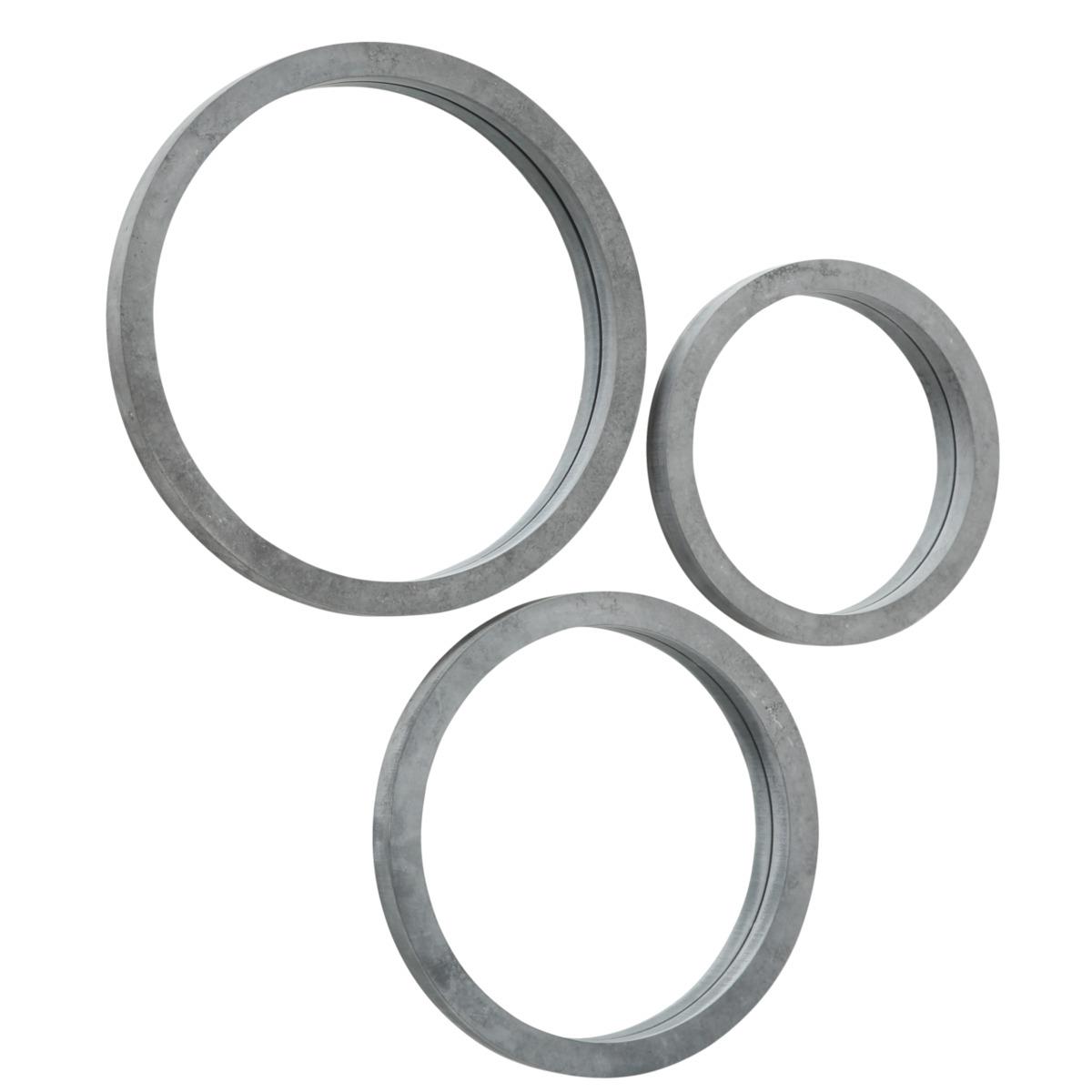 Boltze Spiegel Brest ca. 25cm in grau