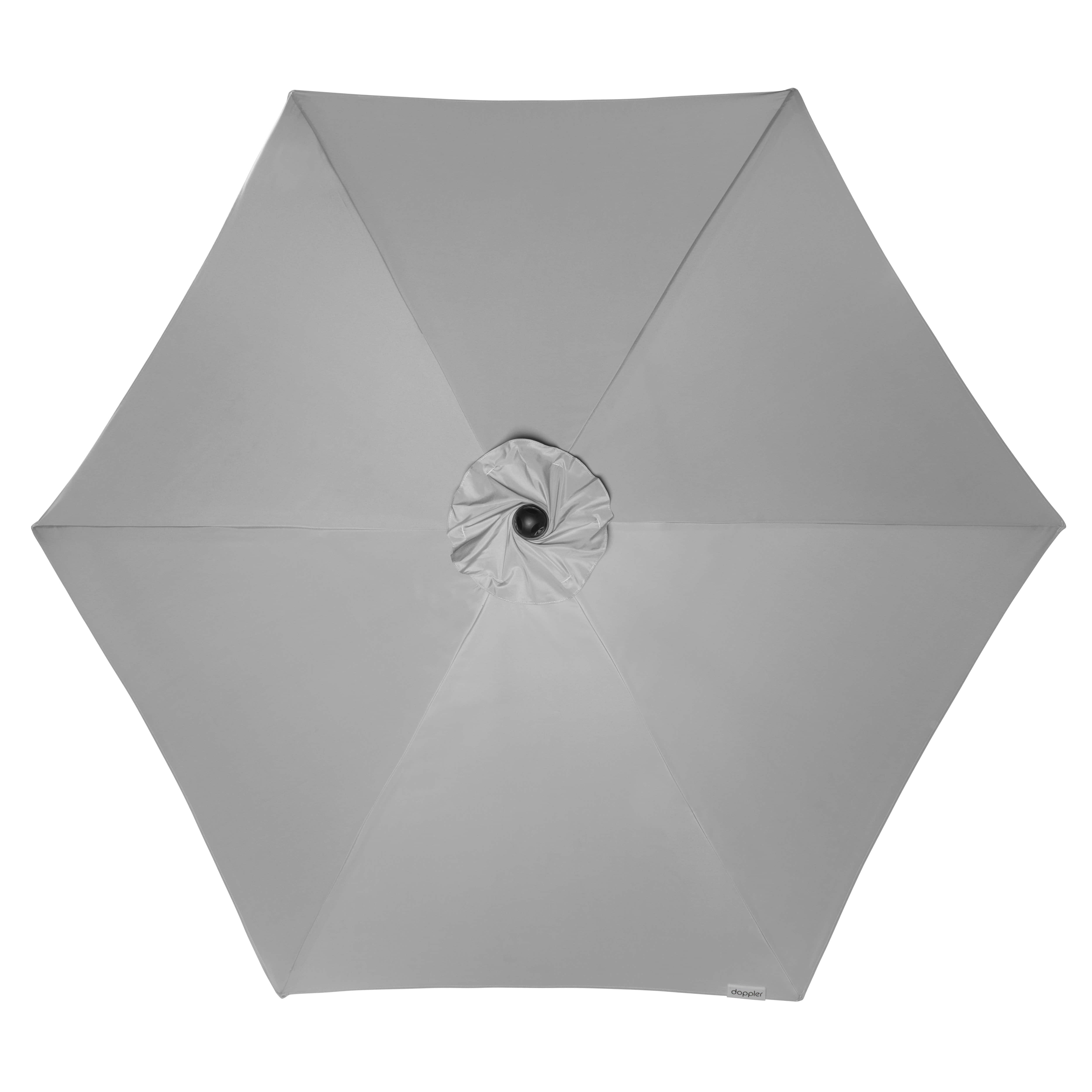 Doppler Kurbelschirm ACTIVE Ø ca. 320cm in Farbe hellgrau