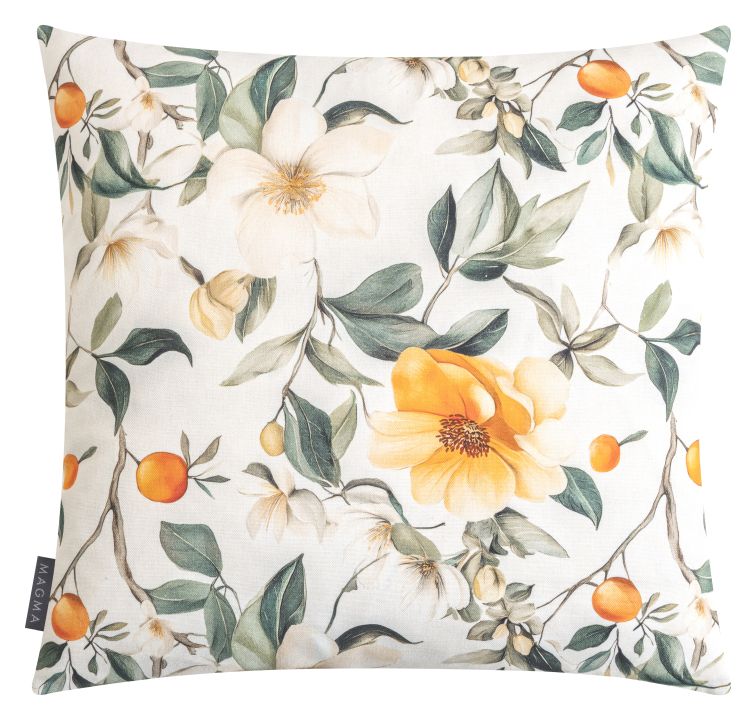 Magma Heimtex Kissenhülle CATALANA ca. 50x50cm in Farbe beige, Kissen, Dekoration für Zuhause, Pflanze