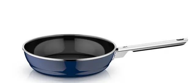 WMF Fusiontec Mineral Pro, Stielpfanne, 24 cm, Tim Raue Ocean Blue, frying pan, non-stick, blue, stainless steel handle, non-stick surface