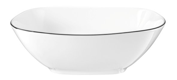 Seltmann Weiden Schüssel eckig 20 cm Lido 10826 Black Line 