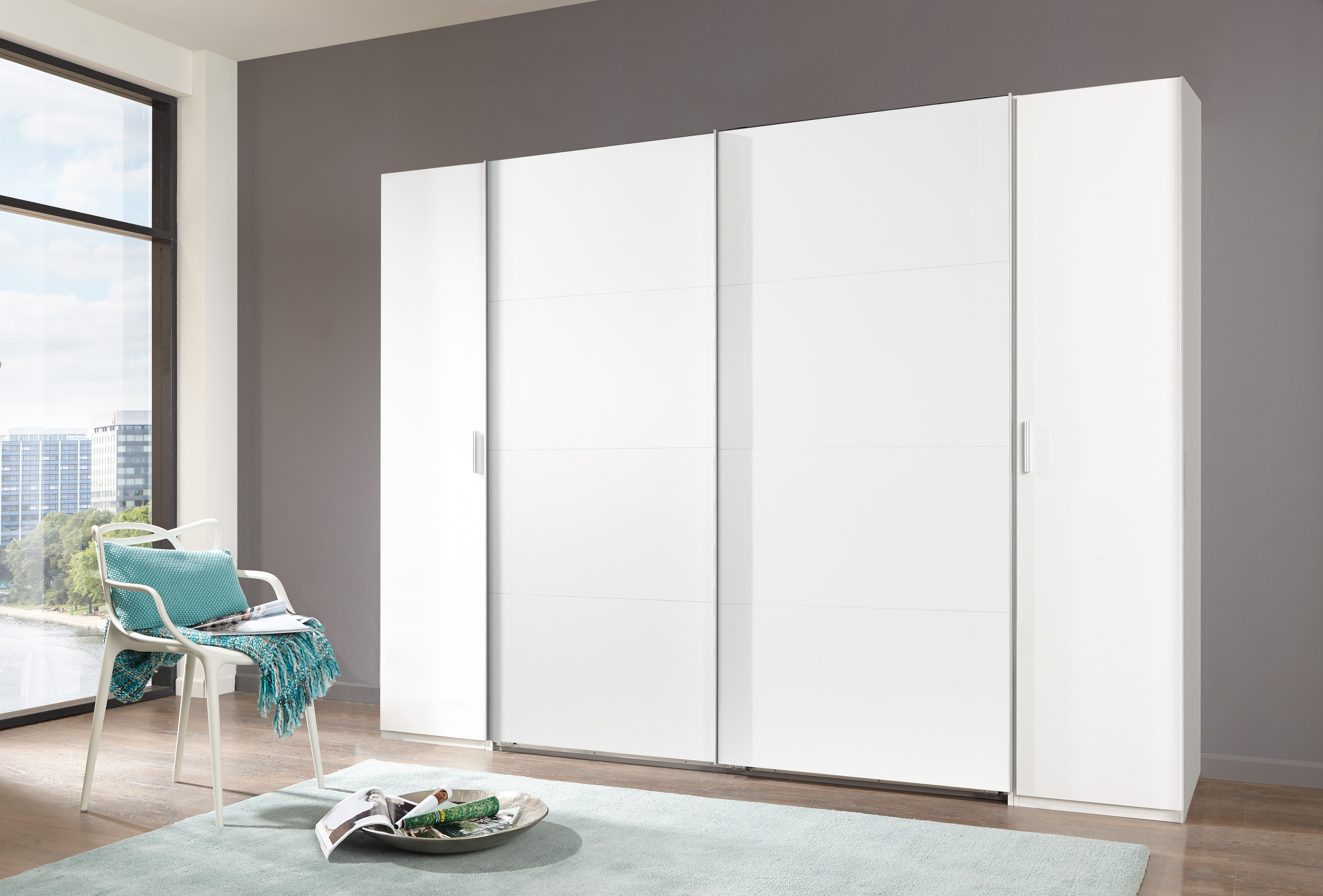 Wimex Schwebetürenschrank LOTTO in Front/Korpus weiß Wimex Schwebetürenschrank LOTTO in Front/Korpus weiß
